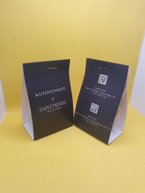 Печенье с предсказанием брендированное подставкой