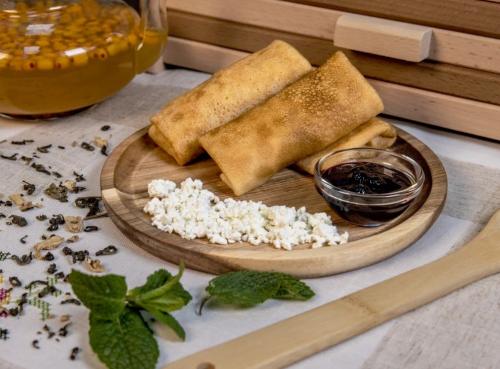 Блинчики с творогом