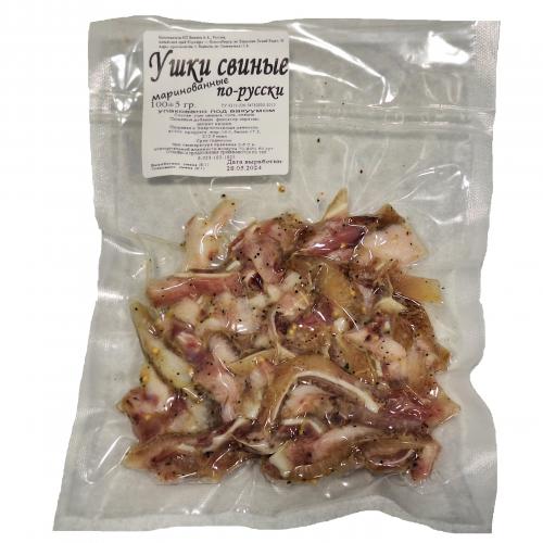 Ушки свиные маринованные по-русски 100 г