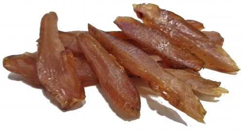 Сыровяленые ломтики из мяса птицы 100 г