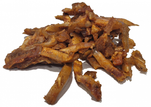 Ушки свиные варёно-копченые с чесноком 100 г