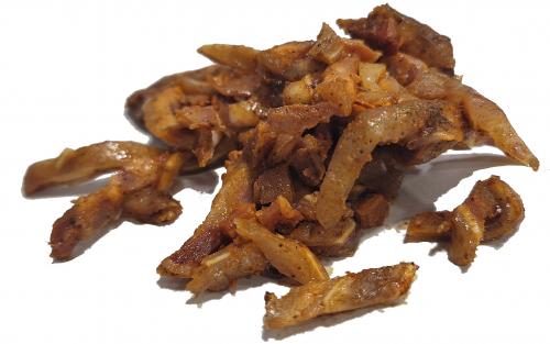 Ушки свиные варёно-копченые в соевом соусе 100 г