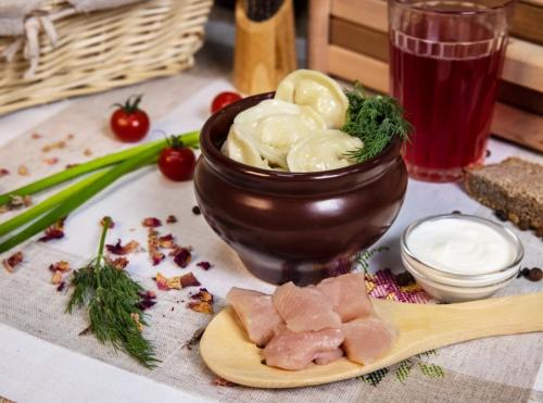 Пельмени с индейкой