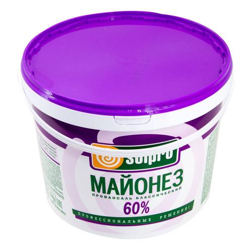 Майонез "Провансаль" ТМ "SolPro" 60% 10000мл ведро (9,6кг)