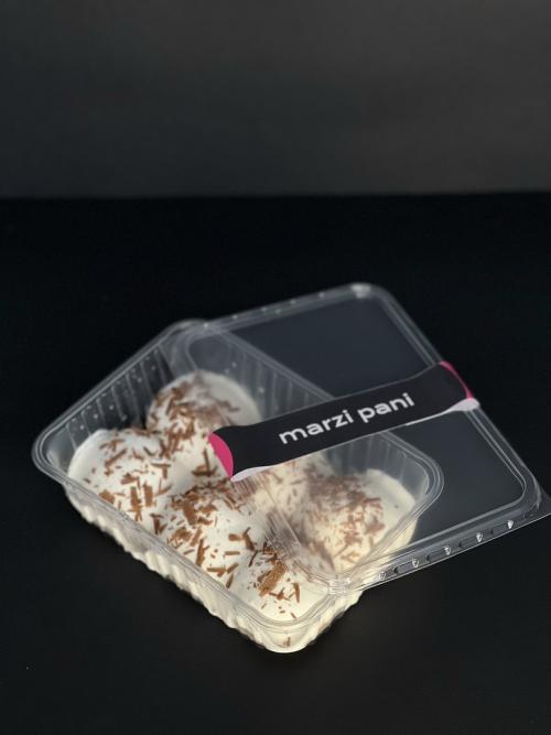 Профитроли 6 шариков Сливочный мусс - Сливочный крем 