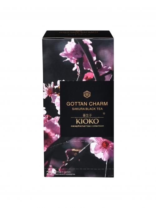 Чёрный чай с ароматом японской сакуры, 25 пакетиков в конвертах
