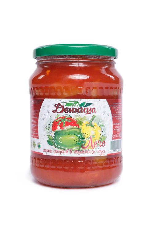 Лечо (перец сладкий в томатном соусе) "Денница" 0,72