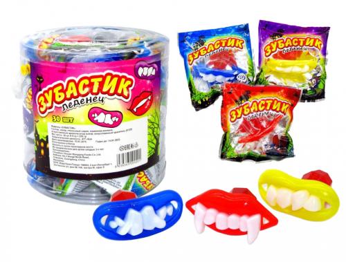 Карамель «Зубастик» 12*30*9г