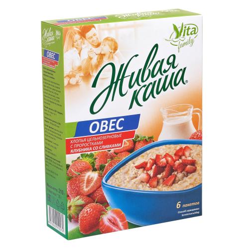 Живая каша. С фруктами, ягодами и орехами