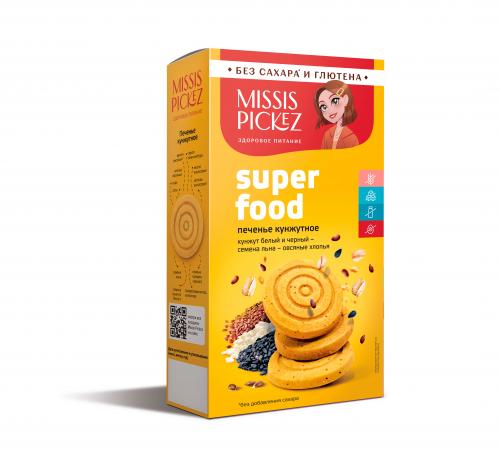 Печенье кунжутное Superfood Missis Pickez без сахара и глютена