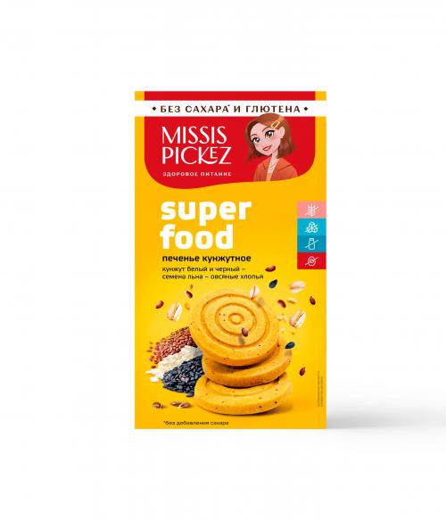 Печенье кунжутное Superfood Missis Pickez без сахара и глютена