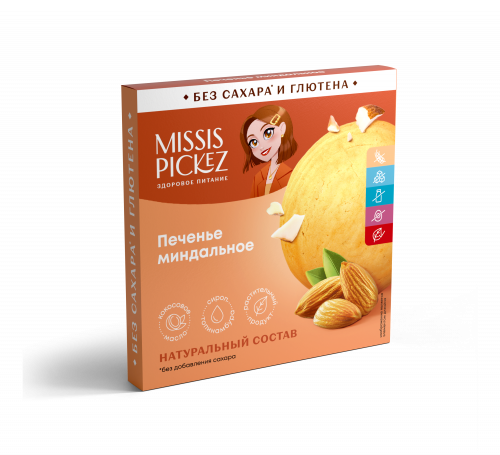 Печенье Миндальное Missis Pickez без сахара и глютена
