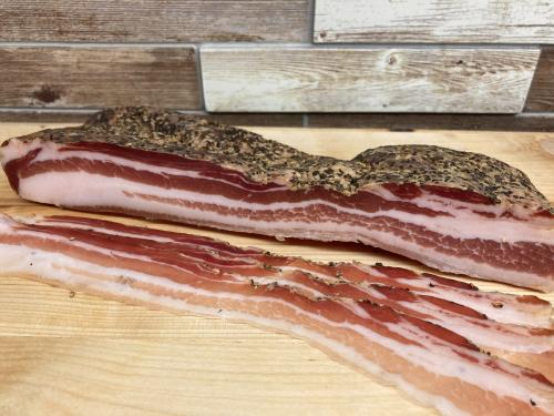 Панчетта "Теза" сыровяленая свиная грудинка