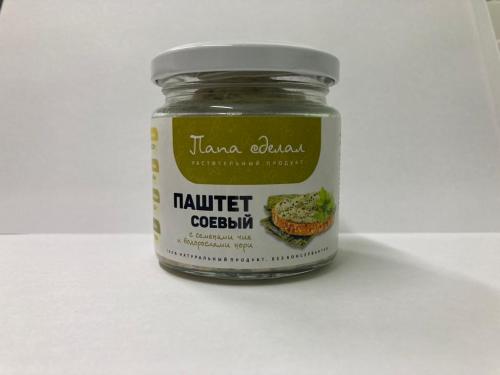 Паштет соевый с семенами чиа и водорослями нори