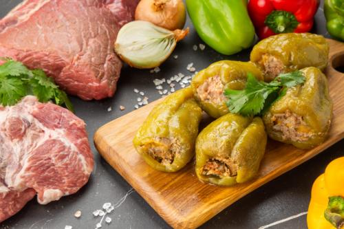 Перец фаршированный и голубцы