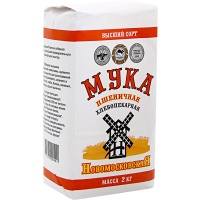 Мука пшеничная хлебопекарная высший сорт ГОСТ, 2 кг