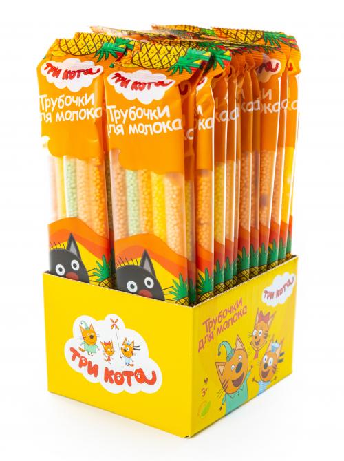 Трубочки для молока «Три Кота»