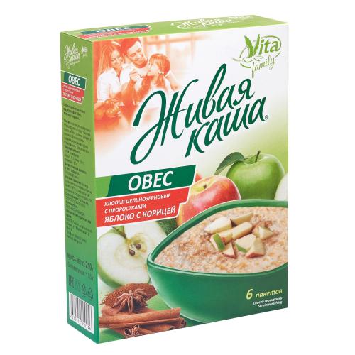 Живая каша. С фруктами, ягодами и орехами