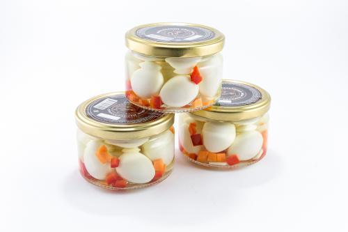 Консервы Яйца перепелиные маринованные