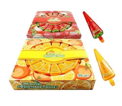 Желе «Фруктовая пицца» (апельсин) 12*30*50г