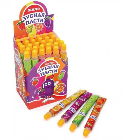 Желе «Зубная паста» 12*30*35г