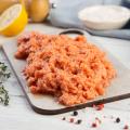 Мороженная рыбная продукция: «Фарш из Атлантического лосося (СЕМГА)», 400гр